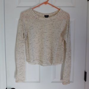 rue21 crop top long sleeve sheer
